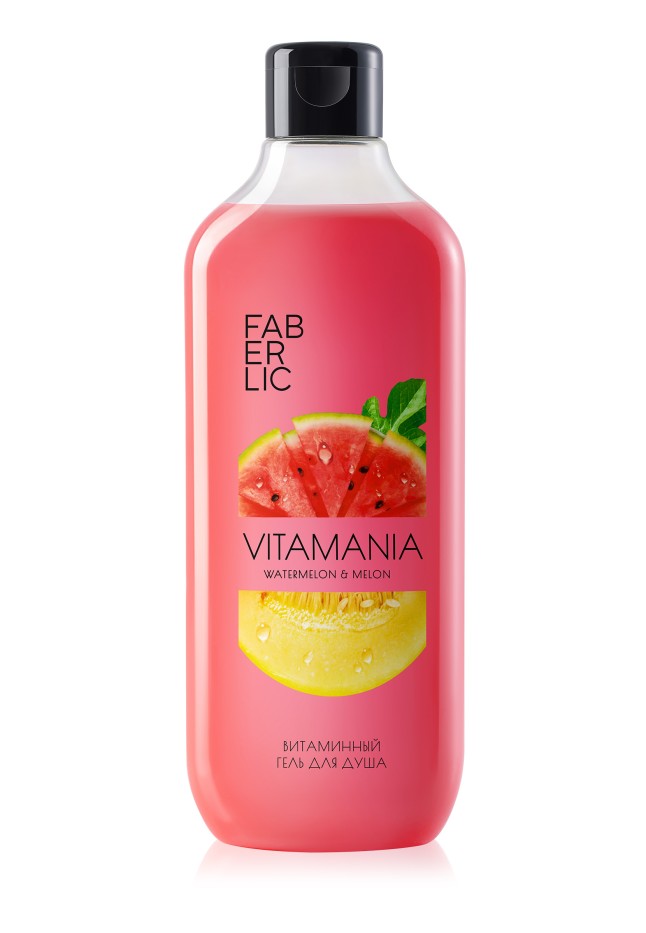 Gel de ducha vitamínico “Sandía y melón” Vitamania