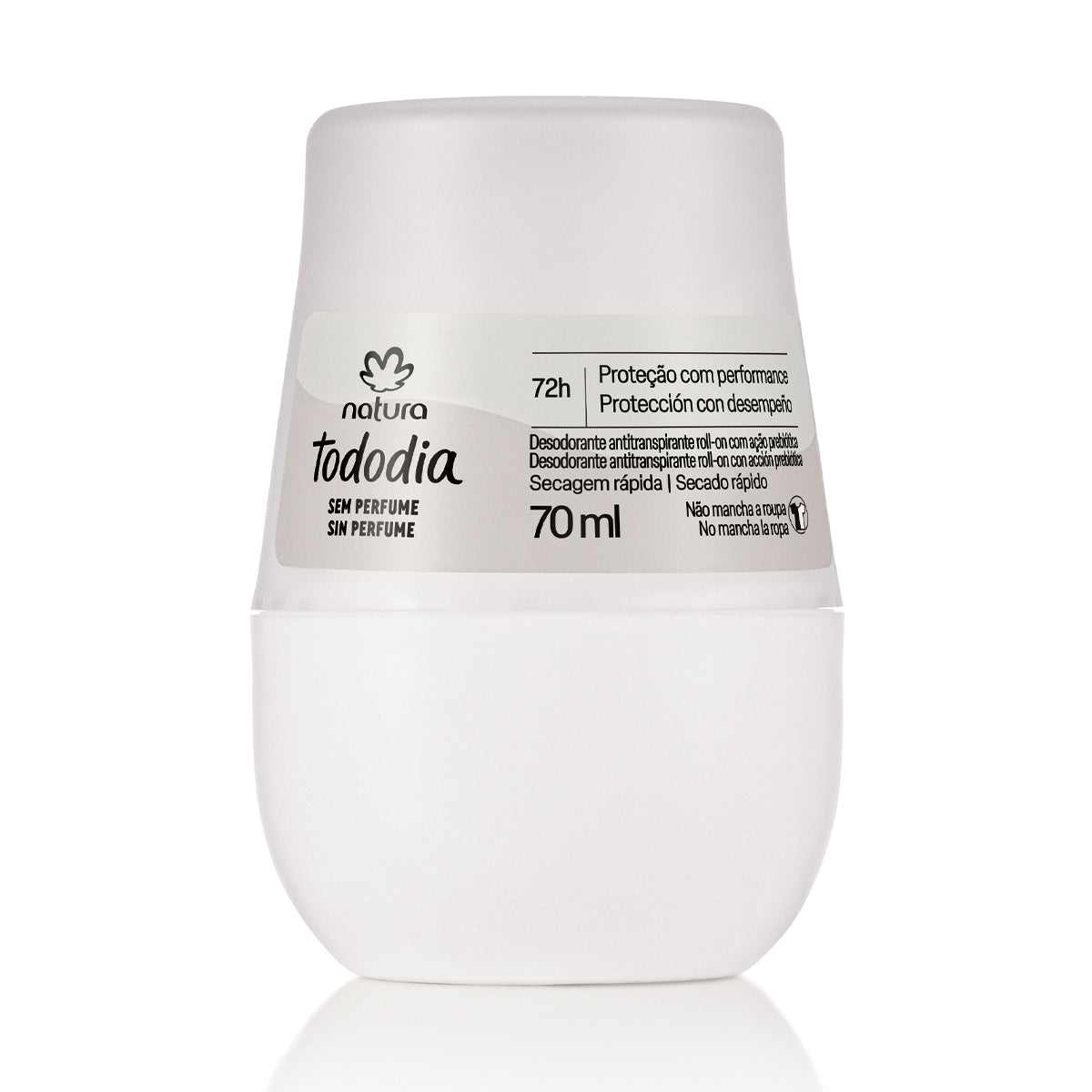 Desodorante Antitranspirante Roll-on Tododia Sin Perfume Natura