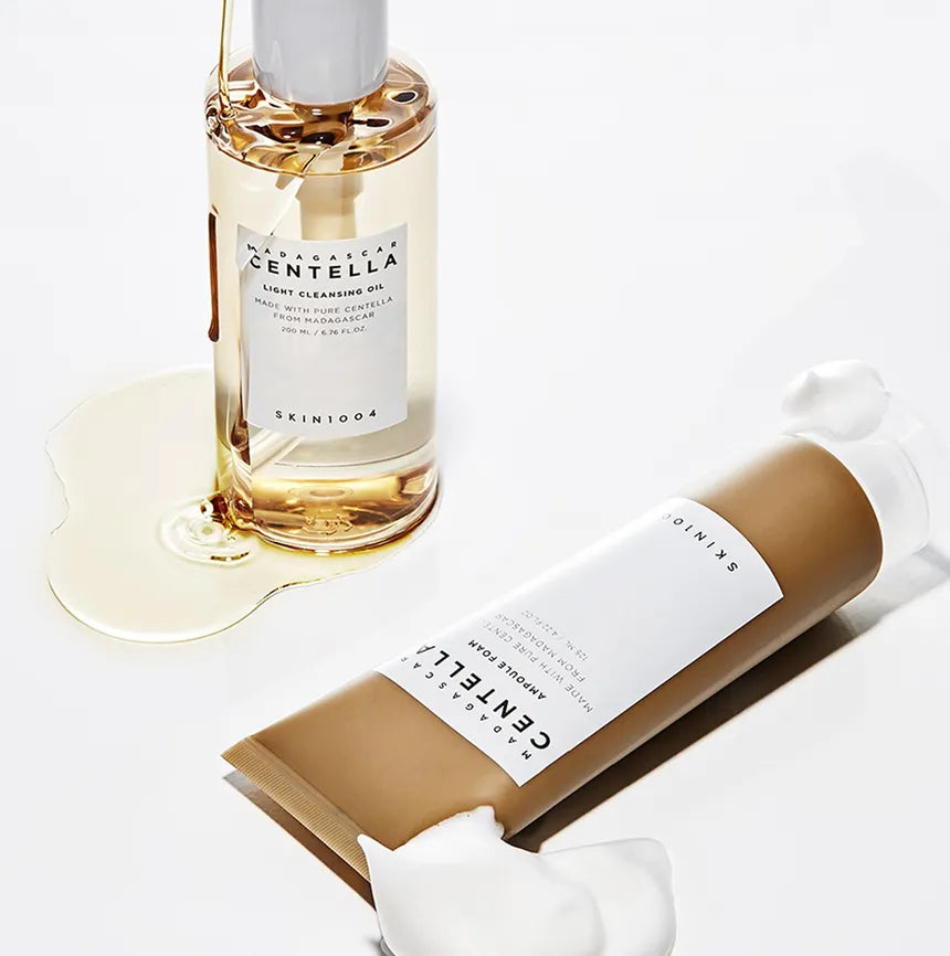 SKIN1004 - Set de Aceite Limpiador y Espuma Limpiadora Madagascar Centella Double Cleansing Duo Set