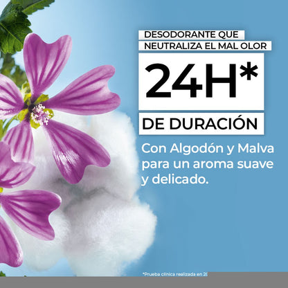 Desodorante Aroma Algodón y Malva de Bretaña