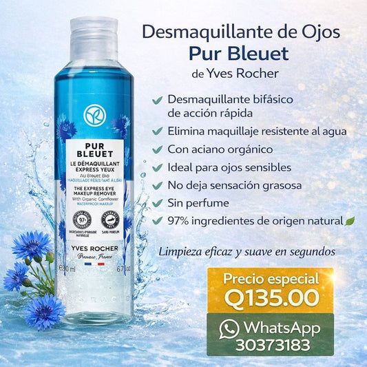 ✨ Beneficios extra del Desmaquillante de Ojos Pur Bleuet ✨