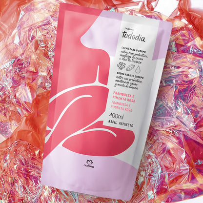 Repuesto crema para el cuerpo frambuesa y pimienta rosa Yves Rocher