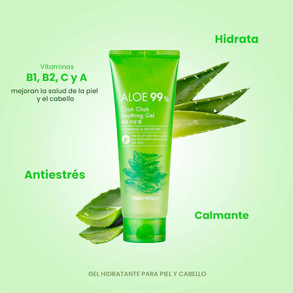 TONY MOLY Gel hidratante de aloe 99% Chok Chok