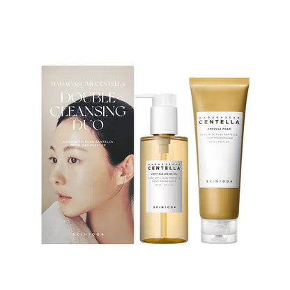 SKIN1004 - Set de Aceite Limpiador y Espuma Limpiadora Madagascar Centella Double Cleansing Duo Set