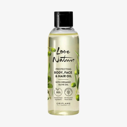 Aceite Nutritivo para Cuerpo, Rostro y Cabello con Aceite de Aguacate Orgánico Love Nature